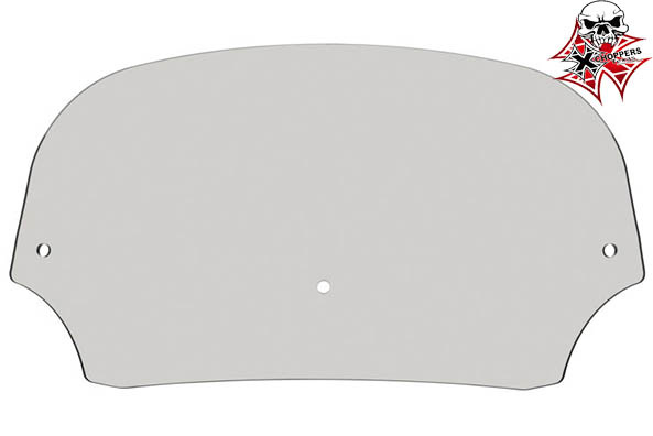 Memphis Shades 7" Windshield for MS Batwing ONLY (shield only)